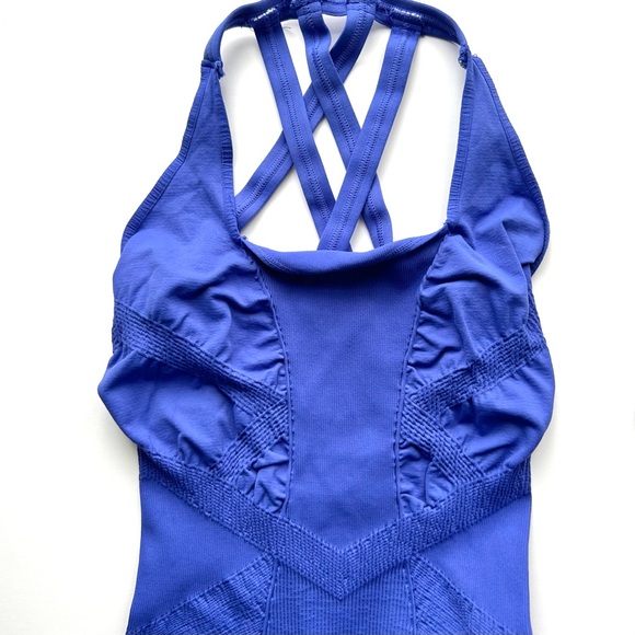 NWOT Free People Movement “The Class” Onesie. Blue. Size: M/L - Picture 6 of 12